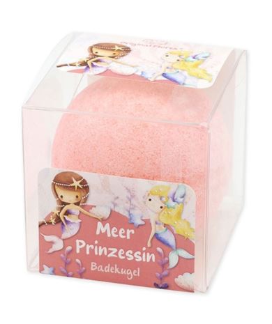 Badekugel mit Schafmilch 125g : Meer Prinzessin Blütenzauber - Bild 1