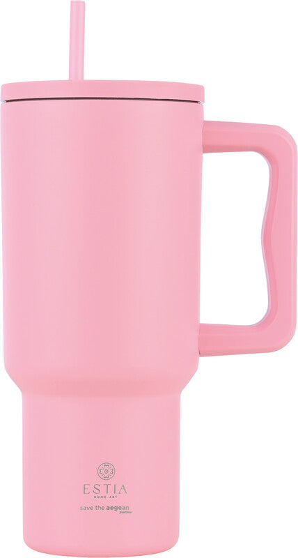 ESTIA Trinkbecher XL 900 ml Blossom Rose - Bild 1