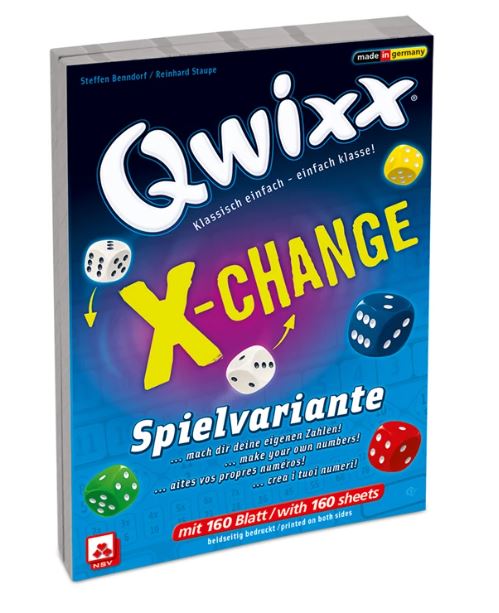 Qwixx Zusatzblock X-Change - Bild 1