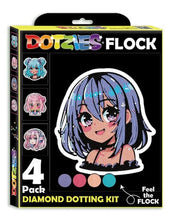 Diamond Painting Neon Anime Mädchen