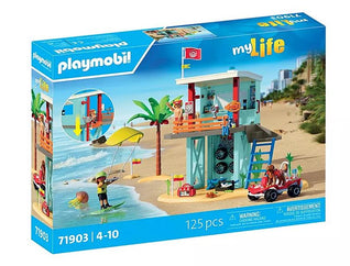 PLAYMOBIL my Life Rettungsturm mit Beach buggy 71903
