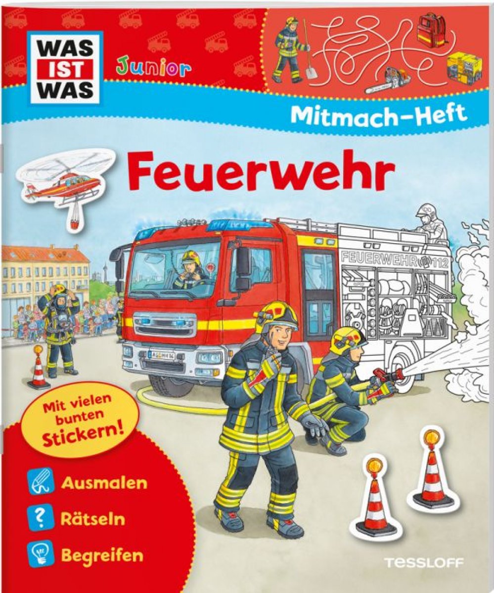 Was ist was Junior Mitmach - Heft Feuerwehr - Bild 1