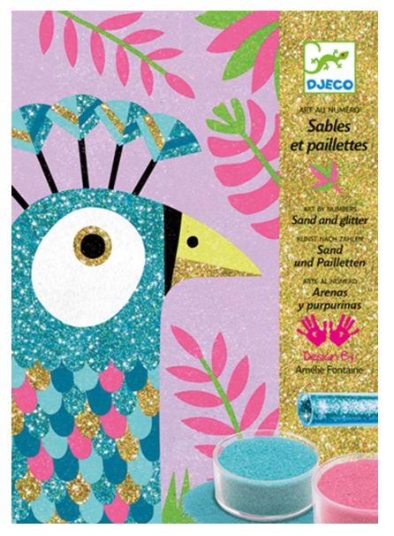 Djeco Sandbilder Bunte Vögel - Bild 1