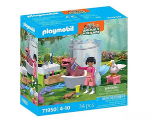 PLAYMOBIL Animals & Friends: Tierischer Badespass 71950