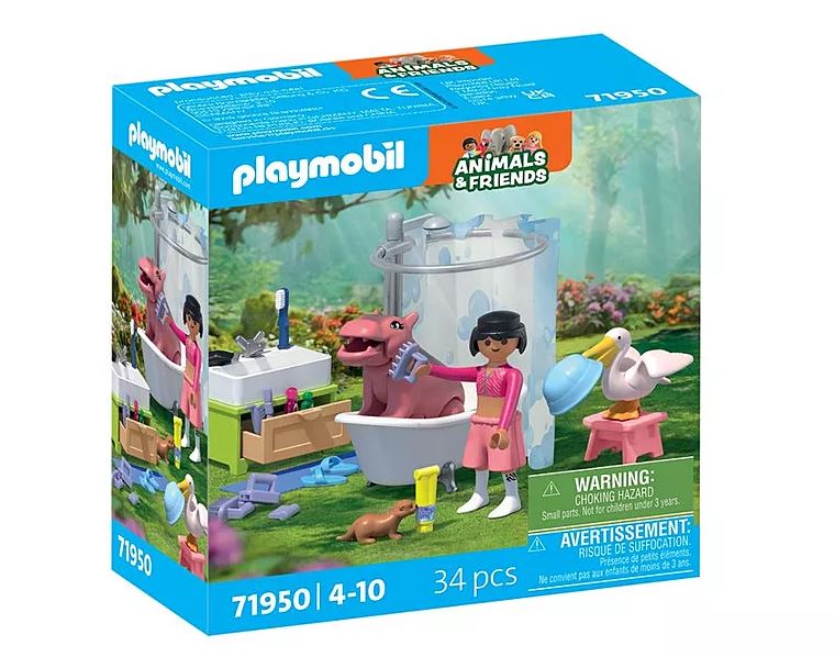 PLAYMOBIL Animals & Friends: Tierischer Badespass 71950 - Bild 1