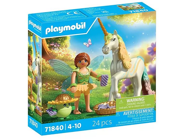 PLAYMOBIL Sammeleinhorn Regenbogenblume mit Fee 71840 - Bild 1