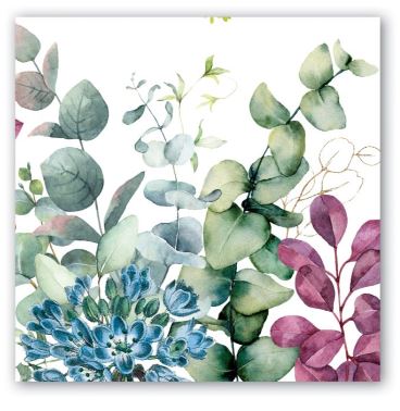 Servietten Eucalyptus & Mint 33x33 cm - Bild 1