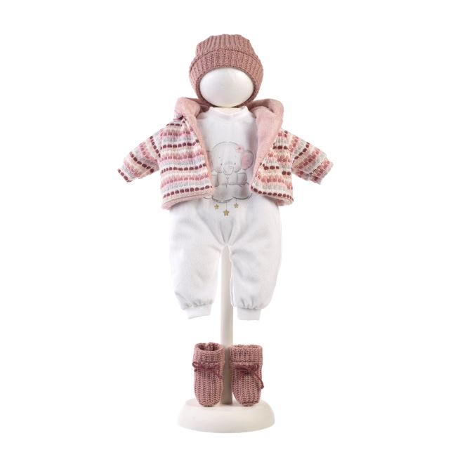 Llorens Kleiderset Elefant rosa 40-42cm - Bild 1