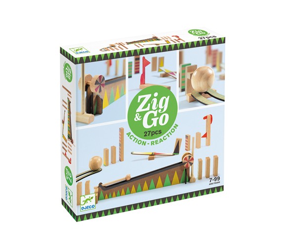 Kettenreaktionsspiel Zig & Go 27 Teile - Bild 1