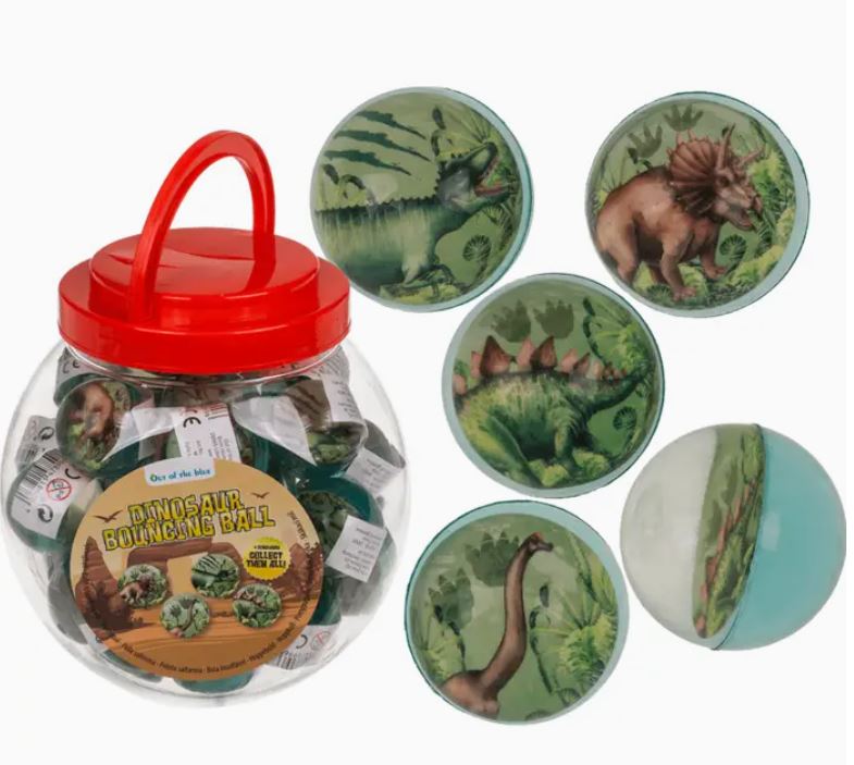Dinosaurier-Springball 4,5 cm - Bild 1