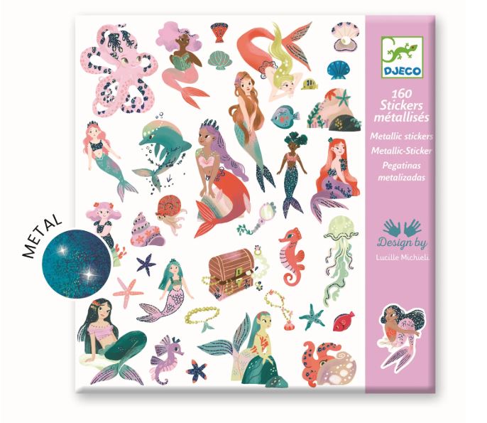 Sticker metallic Glitzernde Meerjungfrauen - Bild 1