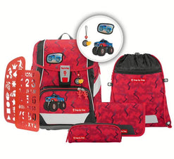 Step by Step 2IN1 PLUS Schulranzenset Monster Truck Rocky 6-teilig