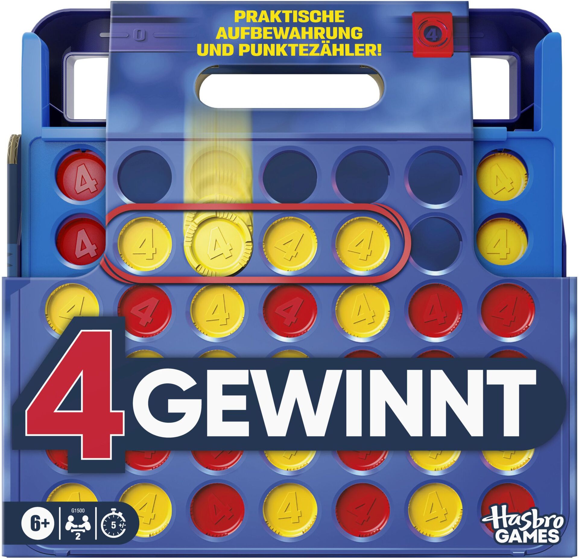 Hasbro 4 Gewinnt – Reisespiel für 2 Spieler - Bild 1