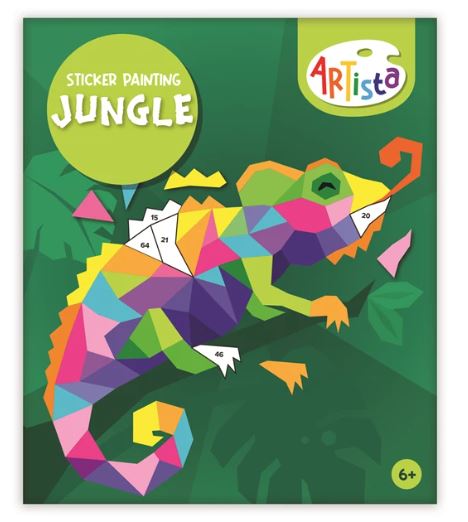 Sticker Painting Buch Jungle - Bild 1