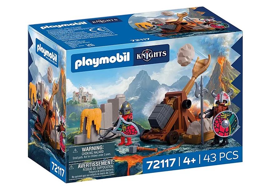 PLAYMOBIL Knights Steinkatapult Drachenritter 72117 - Bild 1