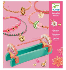 Djeco Makramee-Armbänder Rosa