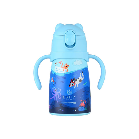 ESTIA Edelstahl Trinkflasche Kids Ocean Play 3 dl