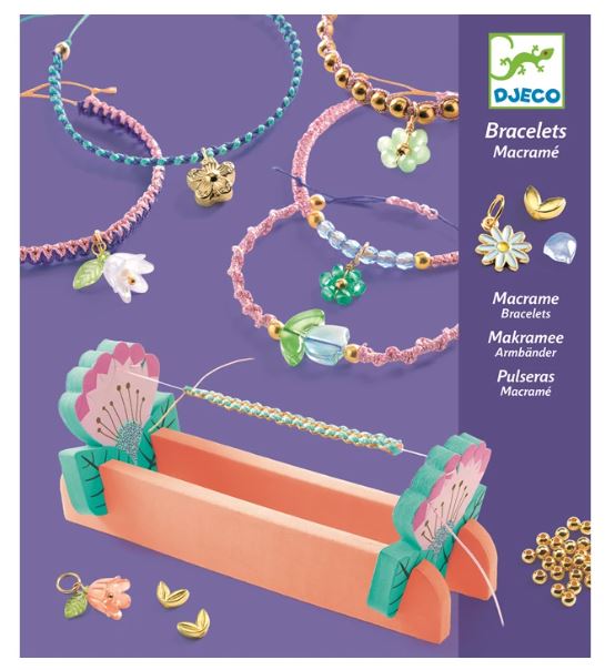 Djeco Makramee-Armbänder Blau - Bild 1