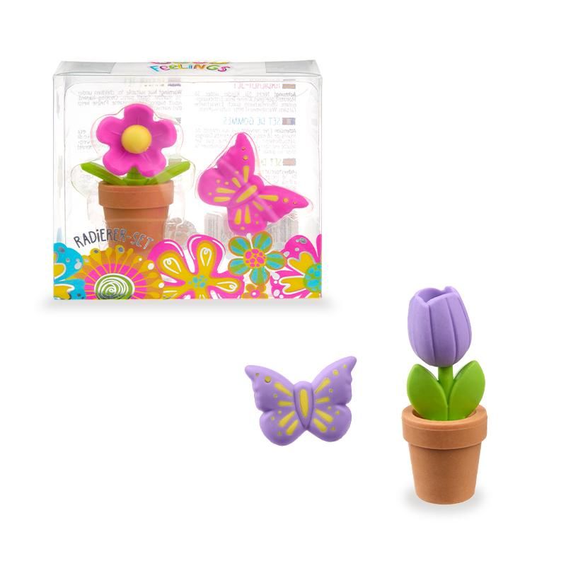 Good Feeling Radierer-Set Blume - Bild 1