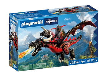 PLAYMOBIL Knights Schwarzer Drache 72114