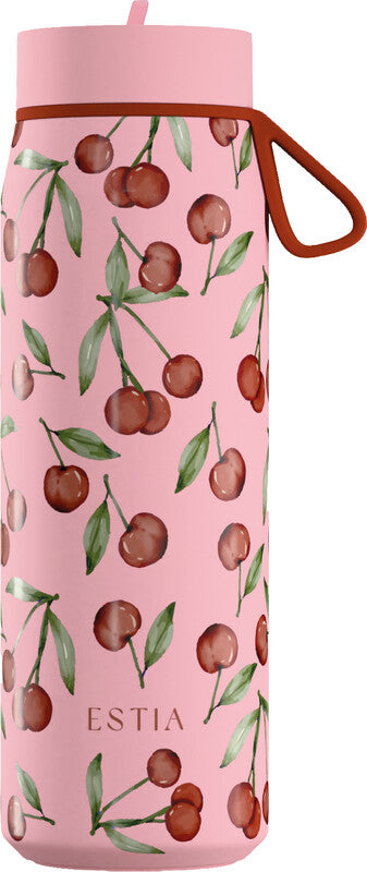 ESTIA Edelstahl Trinkflasche Pulse 5 dl Cherry Rose - Bild 1
