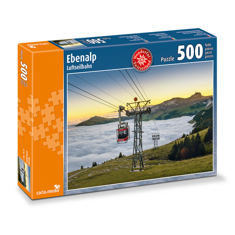 Puzzle Ebenalp Luftseilbahn 500 Teile - Bild 1