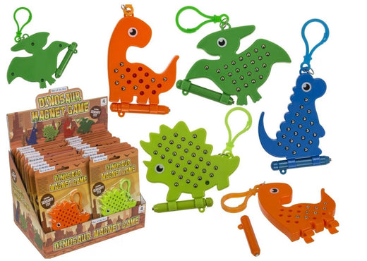 Mini-Magnetspiel mit Schlüsselanhänger Dinosaurier