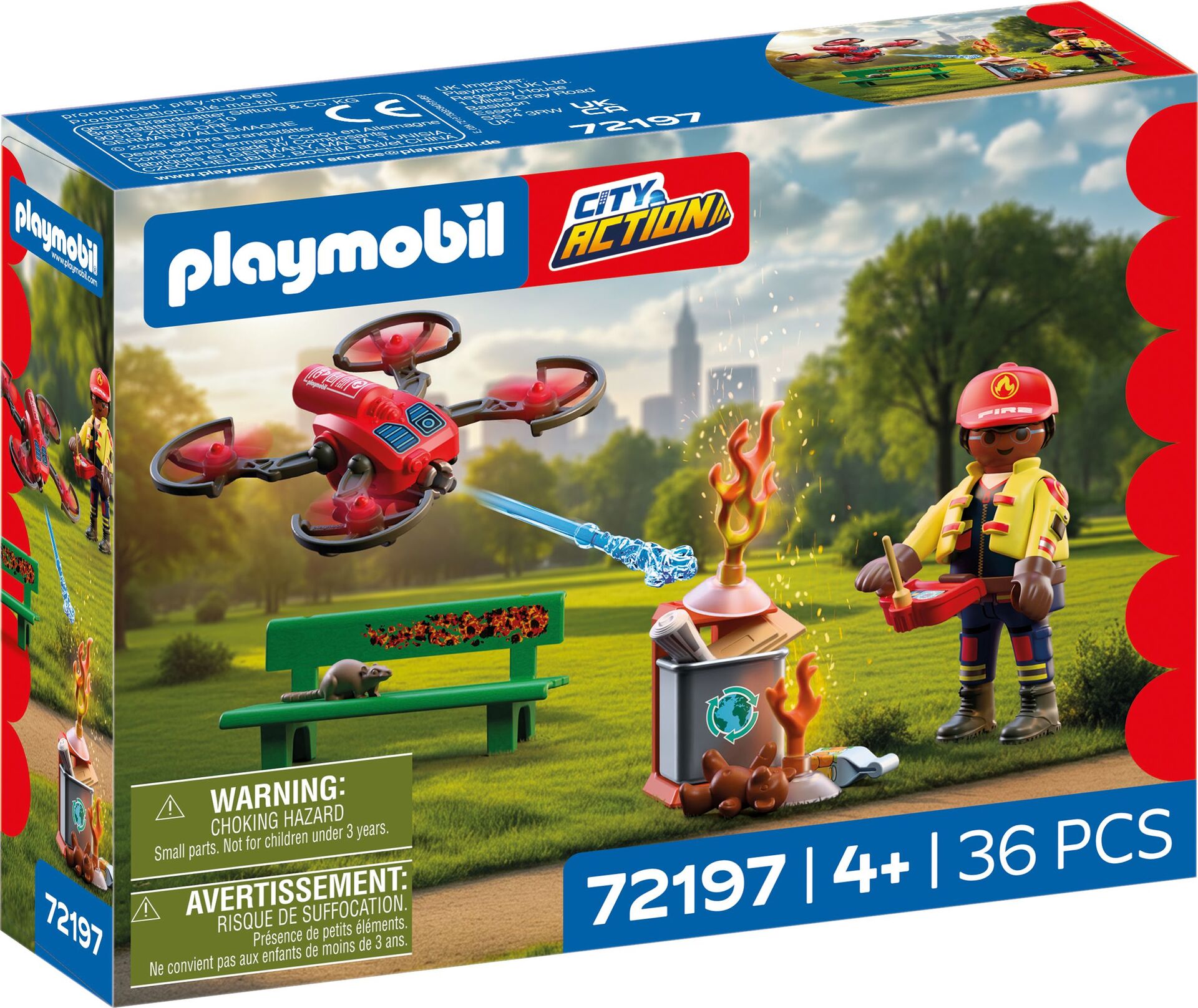 PLAYMOBIL Feuerwehr-Löschdrohne 72197 - Bild 1