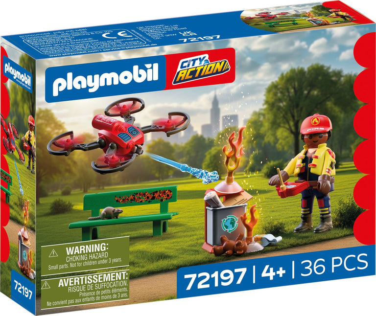 PLAYMOBIL Feuerwehr-Löschdrohne 72197