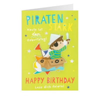 Geburtstagskarte Pirat – Happy Birthday