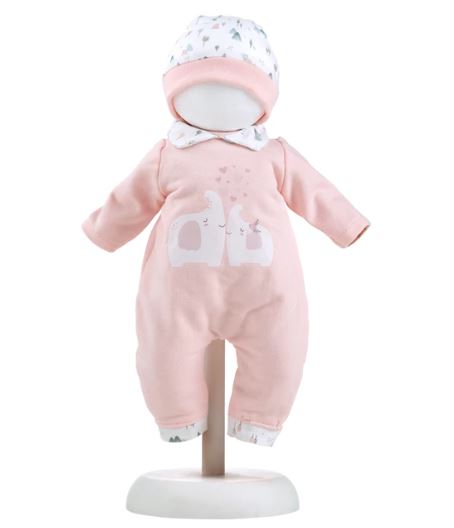 Llorens Pyjamaset Elefant rosa 38cm - Bild 1