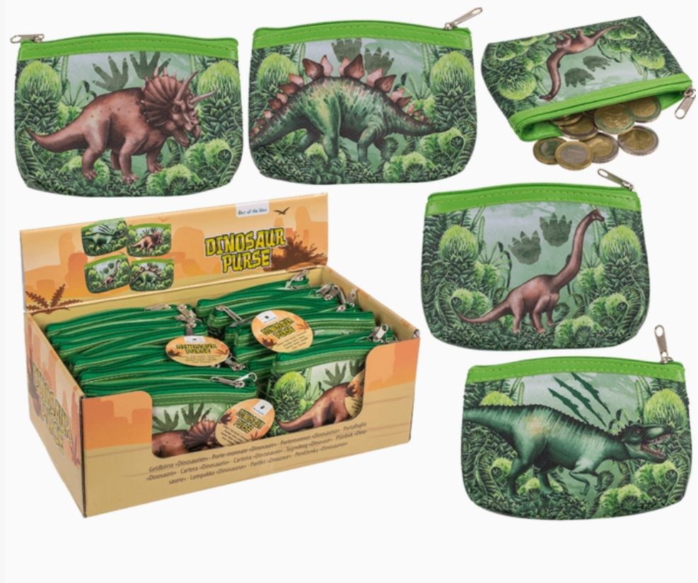 Geldbörse Dinosaurier 13 x 9 cm - Bild 1