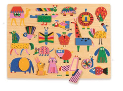Holzpuzzle Geo 22 Teile Djeco