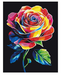 Diamond Painting Neon Rose