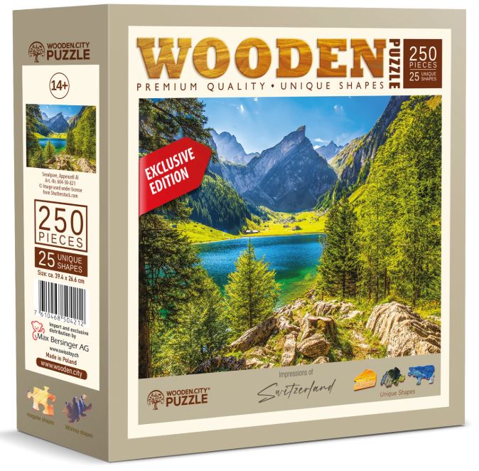 Puzzle Holz Seealpsee 250 Teile - Bild 1