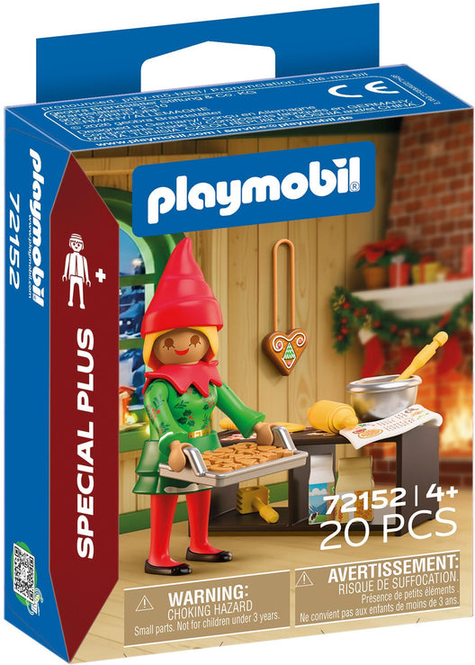 PLAYMOBIL Special Plus Weihnachtself mit Plätzchen 72152