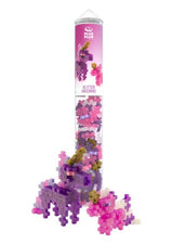 Plus Plus Tube Kreativ Bausteine Glitzer Einhorn 100 pcs