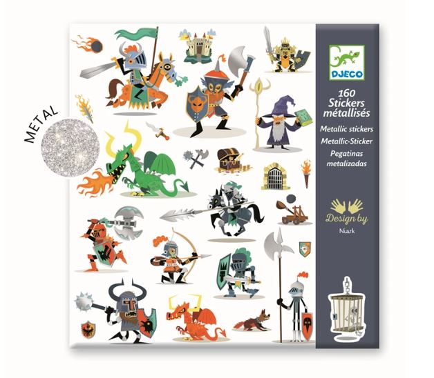 Sticker metallic Ritter - Bild 1