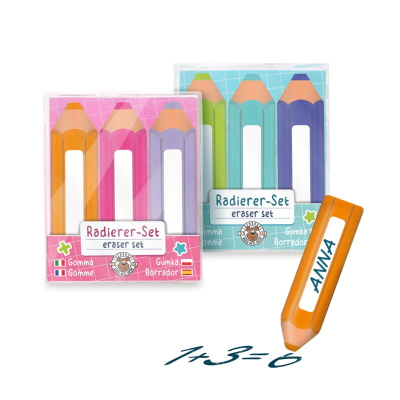 Radierer Stifte 3er-Set - Bild 1