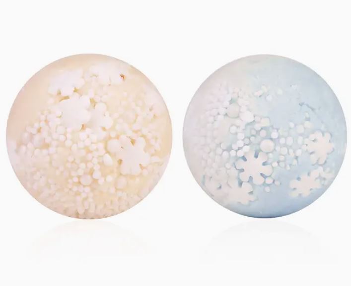 Badetrüffel Schneeflocken 45 g - Bild 1