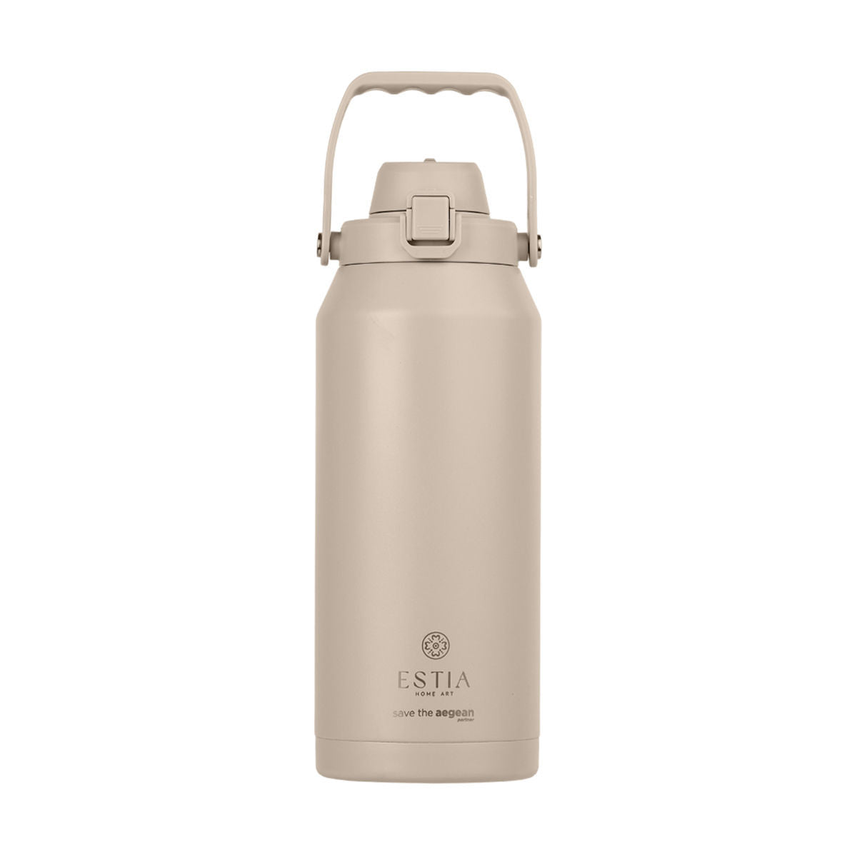 ESTIA Edelstahl Trinkflasche mit Tragegriff 18 dl Dune - Bild 1