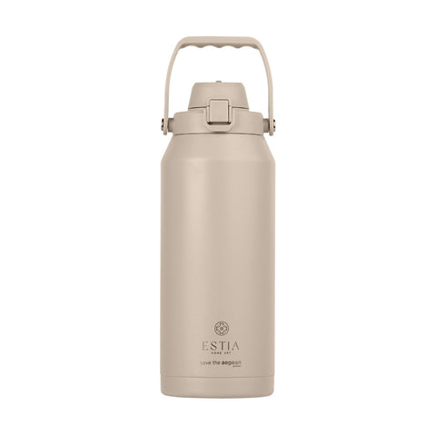 ESTIA Edelstahl Trinkflasche mit Tragegriff 18 dl Dune