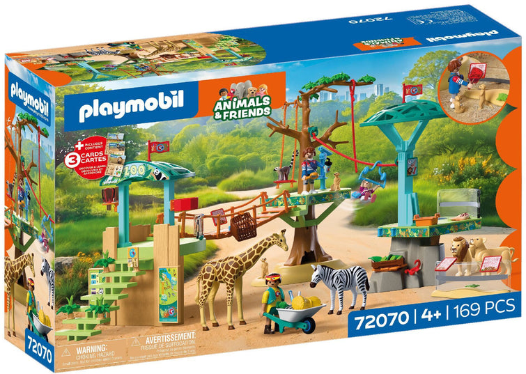 PLAYMOBIL Animals & Friends: Zoo: Wildnis-Kletterpark 72070