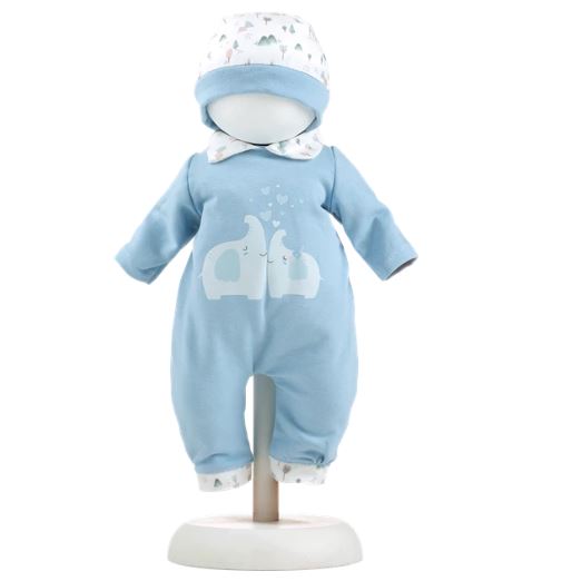 Llorens Pyjamaset Elefant blau 38cm - Bild 1