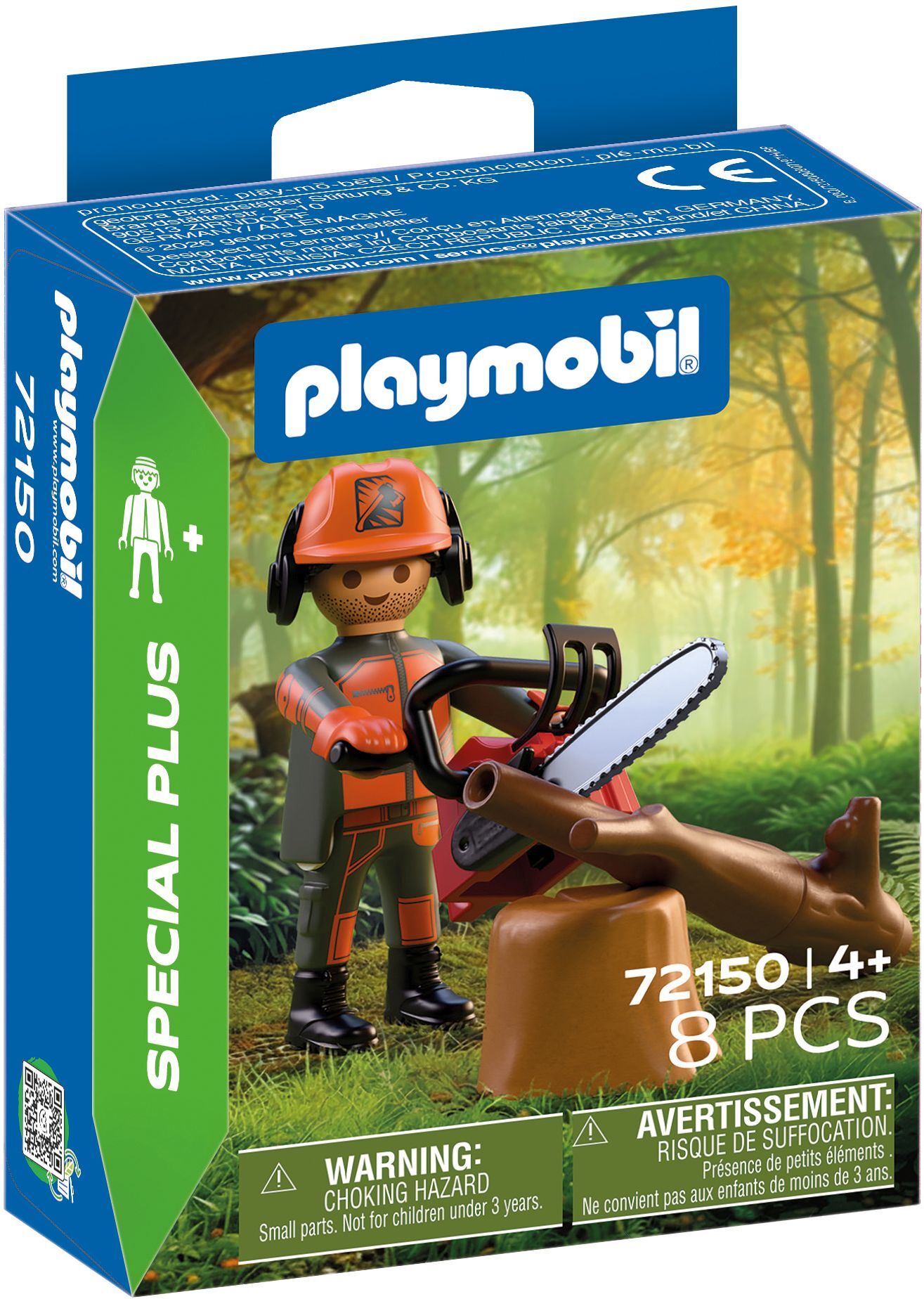 PLAYMOBIL Special Plus Waldarbeiter mit Kettensäge 72150 - Bild 1