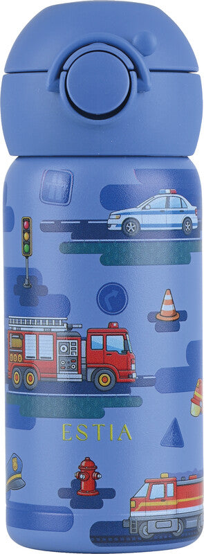 ESTIA Edelstahl Trinkflasche Kids City Heroes 3.5 dl - Bild 1