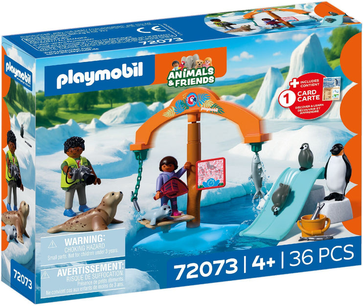 PLAYMOBIL Animals & Friends: Zoo Eis-Expedition 72073