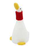 Silikon Nachtlicht Gans mit Schal, 21cm
