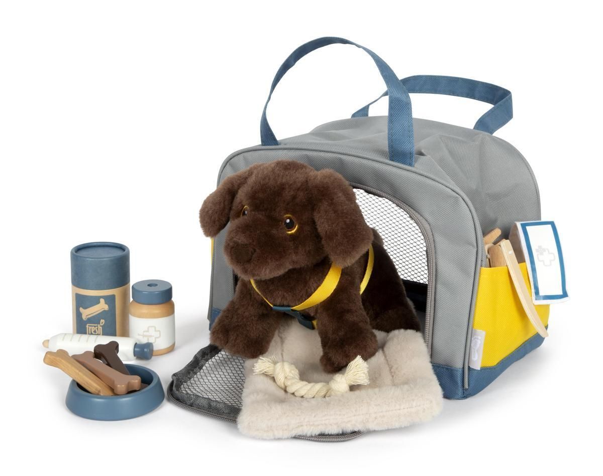 Hund mit Tasche und Pflege-Set - Bild 1