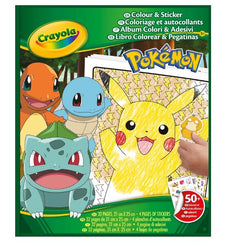 Pokémon Mal- und Stickerbuch